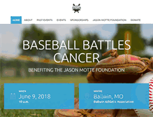 Tablet Screenshot of baseballbattlescancer.com